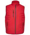 04809 Falcon SOL'S Unisex Falcon Padded Bodywarmer Pepper Red colour image